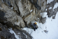 Blick auf den zweiten Stand zu Beginn der Rampe
