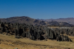 Grandioses Finale: Klettern in Hatun Manchay (4200 m, 2h mit Taxi von Huaraz)