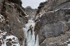Also rüber zum Jochberg :) und mal ins Amphietheater geschaut. Der Zustieg wird noch oben hin immer dünner