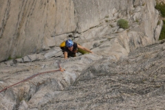 dann bald links auf etwas das das Guidebook "arete" nennt