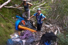 more than three hours of back breaking approach to cover not more than 500 meters