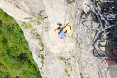 The magnificent dihedral in "Comfortably Numb" on Dirdalsveggen