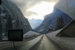 Mit viel Stau geht es nach Bad Gastein und links weg ins Anlauftal