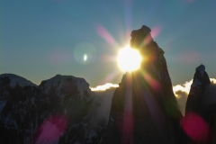 Sonnenuntergang hinterm Cerro Torre