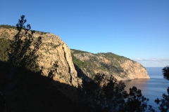 Wir entscheiden uns für "Stairway to heaven" an der Cala Aubarca in der Nähe von San Mateo