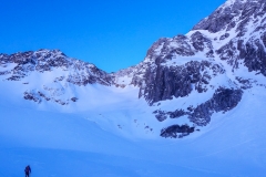 Am nächsten Morgen dann in die Ostrinne der Königspitze