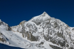 Auf dem Weg zum Cevedale sieht man schonmal den gesamten Anstieg