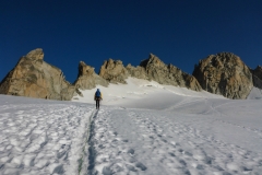 Rechts im Bild Aiguille du Tour N und S-Gipfel.
