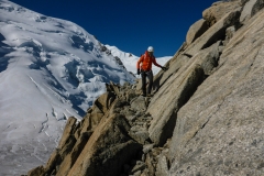 Auf dem Rückweg zur Cosmiques nehmen wir noch den Arete à Laurence mit