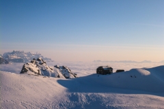 Am nächsten Morgen von der Claridenhütte los Richtung Südwest