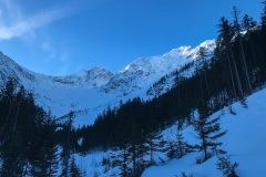 Das war die geplante Richtung...zum Elmer Muttekopf. Füllstand und Aussicht auf besseren/unverspurten Schnee ließ unsdasSchafkarschnell Richtung Westen verlassen