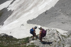 Abstieg von der Maukspitze