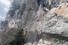 Die letzen drei Längen der Edera sind recht fein