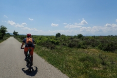 Auf dem Weg von Balazuc über Chauzon nach Pradons. Hübsche Radtour