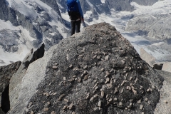 Rückweg vom Monte Rosso. Tolle Felsformationen und -strukturen.
