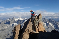 Tiefblicke vom Monte Disgrazia.