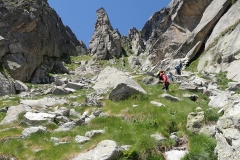 Aufstieg zum Passo Val Torrone.