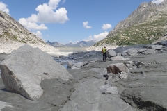 Albigna Staumauer in Sichtweite