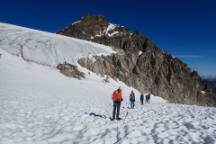 Im Hintergrund: Silvrettahorn