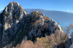 Ab dem Vorgipfel ist es überwiegend Gehgelände