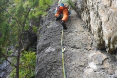 abwechslungsreiche Kletterei