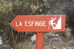 Von hier au ist der Weg ins BC beschildert und leicht zu finden