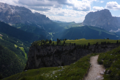 ...und dann die Landschaft im Abstieg geniessen
