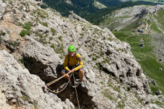 Meist gemütliche Standplätze an Sanduhren (keine gefädelt!)