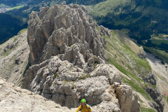 Ausstieg über die leichtere Variante