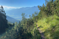 Der Zustieg ist schon herrlich, vor allem wars kühl.