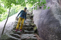 Der Runterweg ist eindeutig, nach unten hin wird der Weg immer ausgebauter