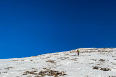 ...nach echt kalten Zustieg, es hatte -13 beim losgehen, ab dem Brunnsteinanger Sonne satt!