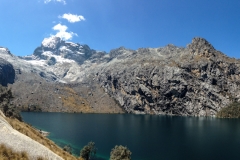 Laguna Churup (4450 m) - Ausgangspunkt Pitec (~720 Hm, 4.5 km)
