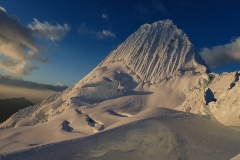 Abendstimmung im high camp.