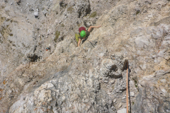 Das ändert sich in den folgenden Längen aber schnell zum guten. Erstaunlich steil, immer griffig.