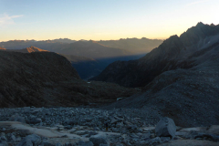 von der Hütte weg erstmal viel Schotter auf dem Sentiero della Scalaza...