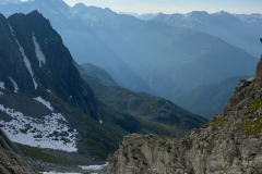 Am frühen Morgen gleich mal in die falsche Rinne gelaufen...die Skizze im alten Plaisier Ost ist nicht sehr hilfreich und wir werden den Einstieg auch nie finden:)