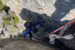 Die Route wurde 2010 sanft saniert, nun stecken die wichtigsten BH und zementierte Stände