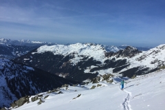 der Rücken der zum Gipfel des Schafkopf führt