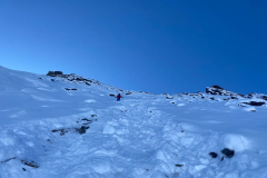Für die lezten 100hm ist dringend nochmal Schnee notwendig. Macht nicht soo viel Spass