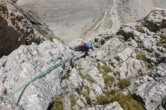 Ja um Gottes Willen...:) Via Calice am Innerkofler Turm