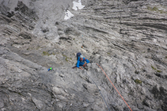 Herrliche Kletterei am Steinkarturm