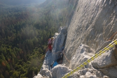 ...wo wir den Bag deponieren und mit 3X 60m wieder runter kommen