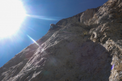 Die 5. Länge ist wohl die schwerste (6b+ (6c?))