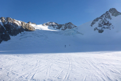 Die Steilstufe zwischen 3500 und 3600m. Derzeit die Schlüsselstelle